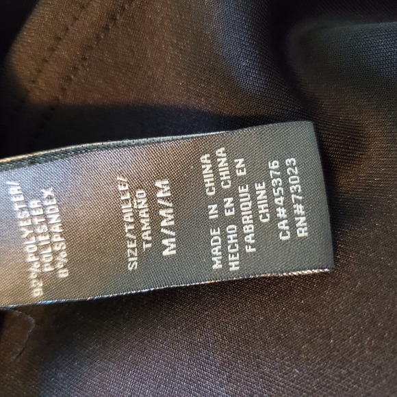 CHIC Black Peplum Blouse - Picture 2 of 4